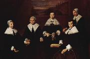 Frans Hals Gruppenportrat der Regentinnen des Altfrauenhospitzes in Haarlem Spain oil painting artist